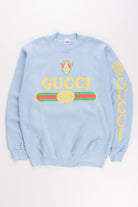Vintage Light Blue Designer Bootleg Sweatshirt