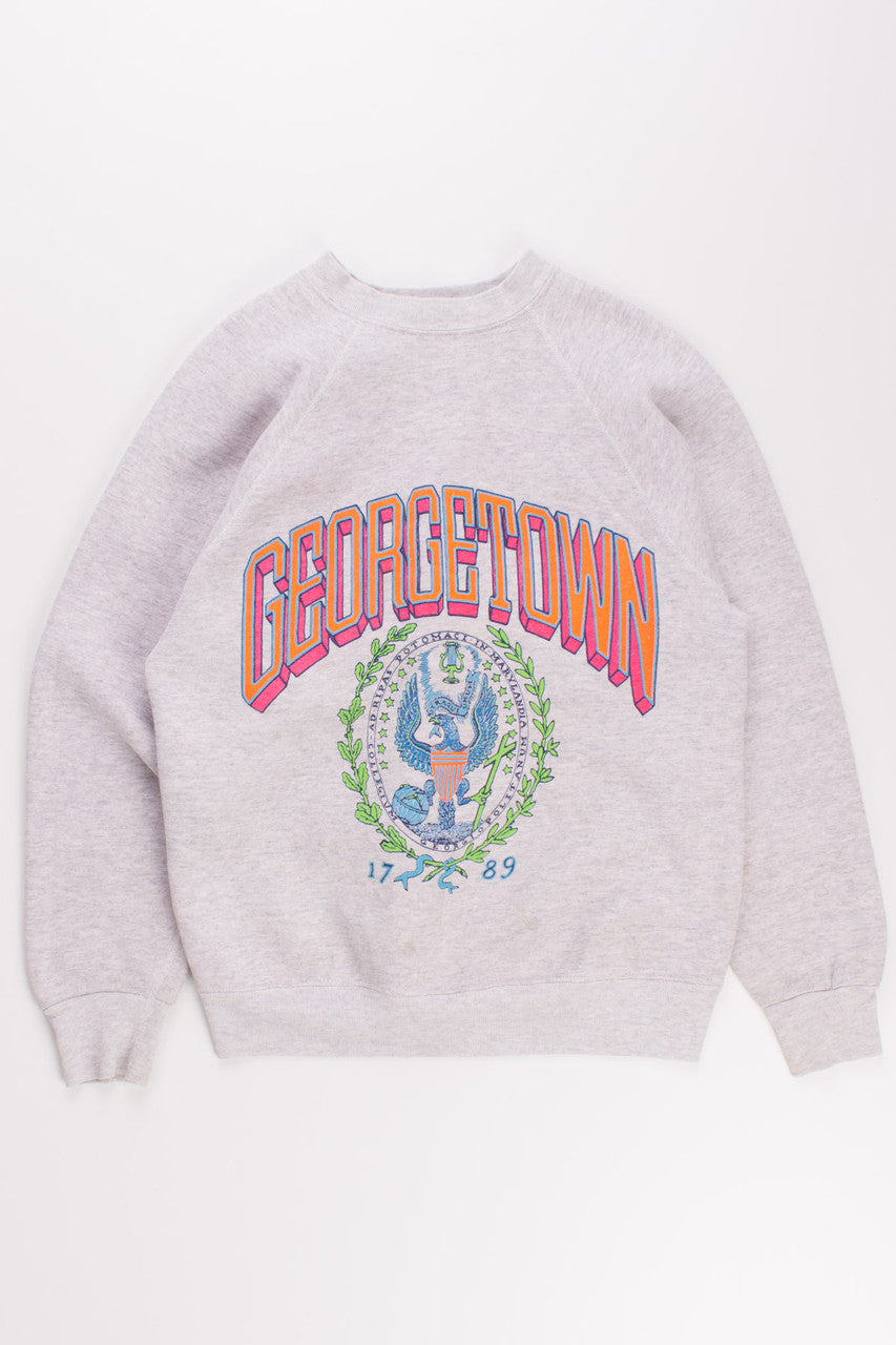 Neon Georgetown University Vintage Sweatshirt