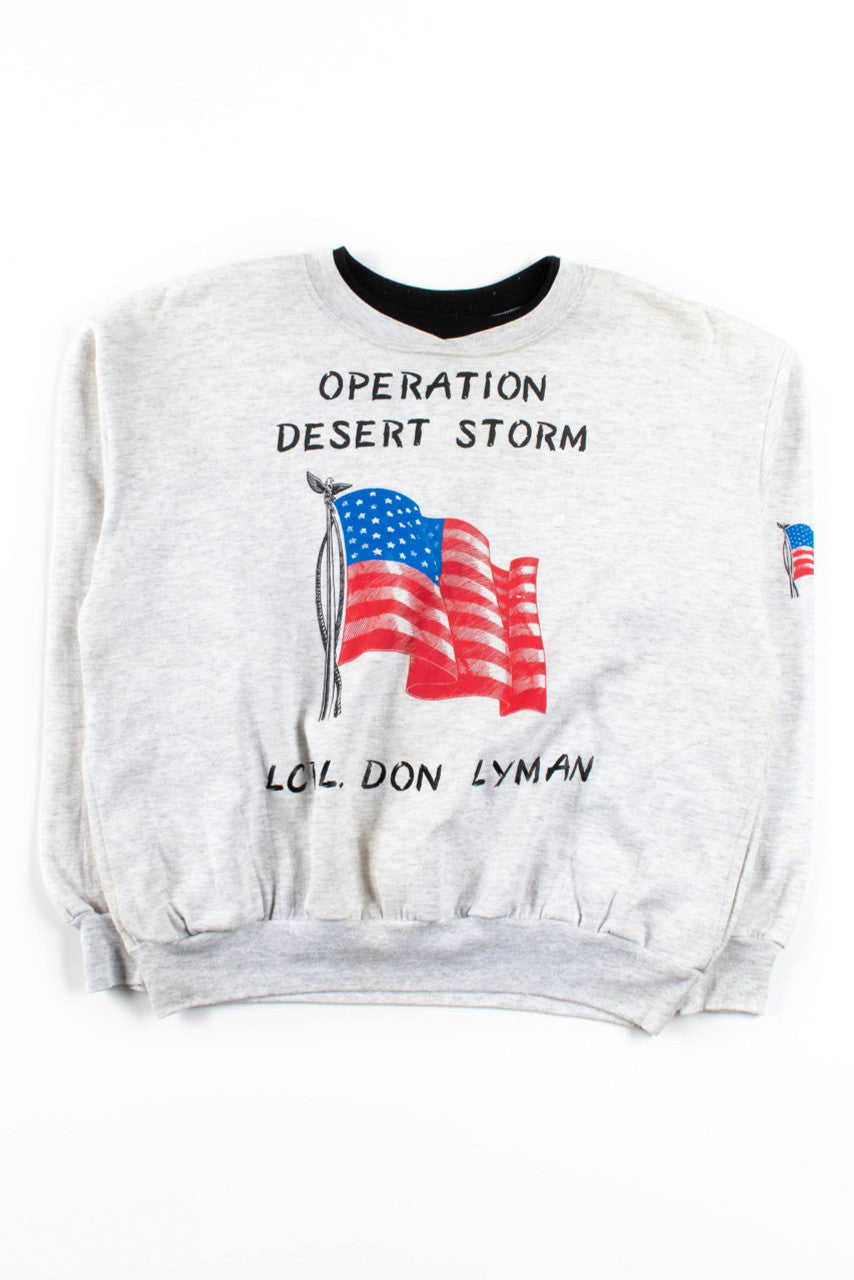 LCPL. Don Lyman Desert Storm Sweatshirt