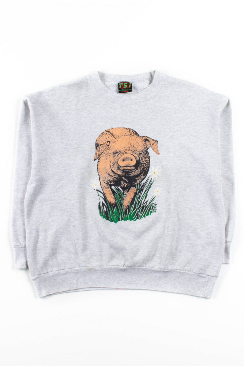 Piggy In The Grass Sweatshirt