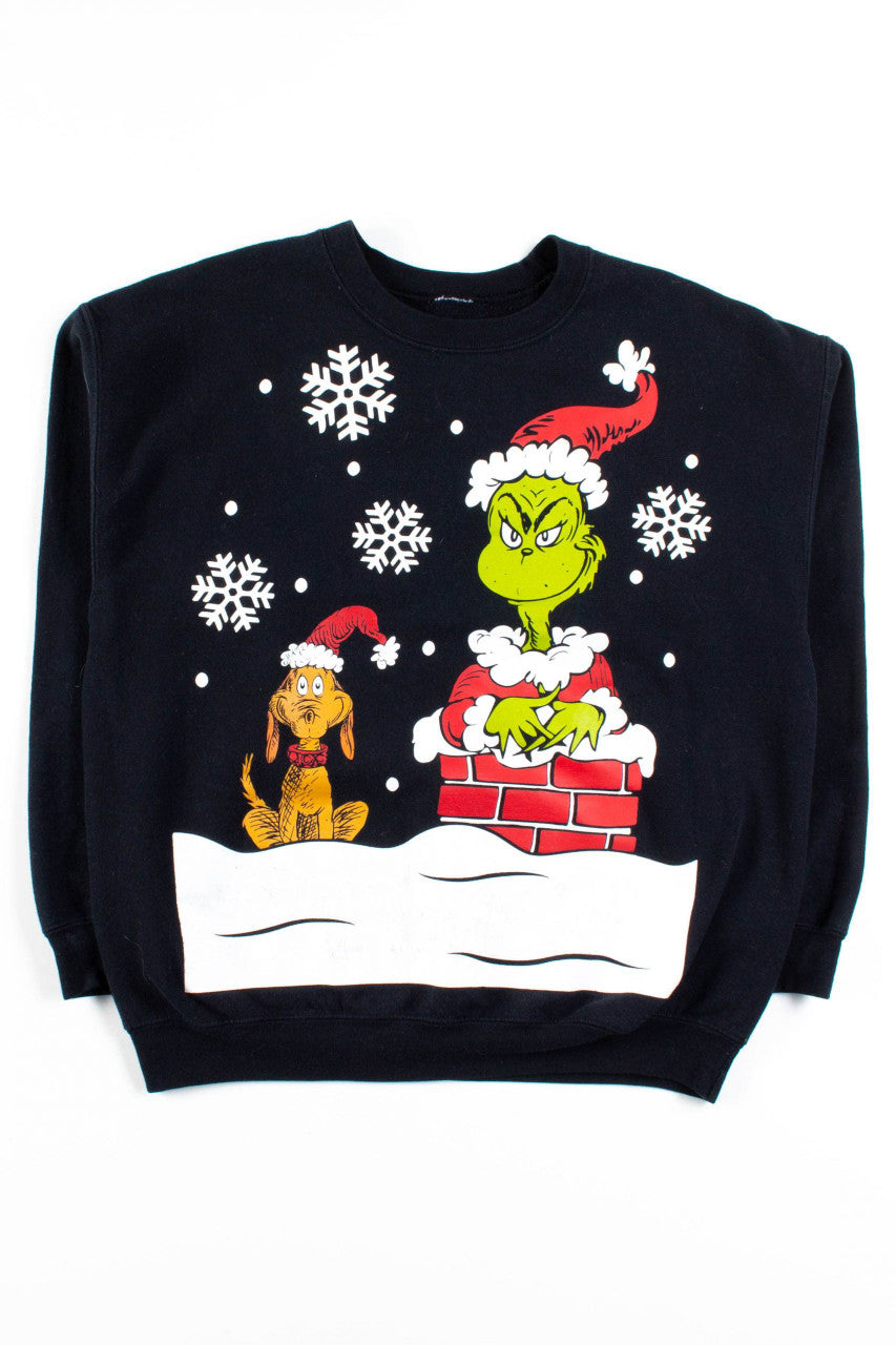 Grinch Snowflakes Sweatshirt
