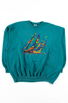 Abstract Sailboats Sweatshirt