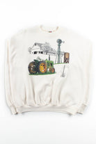 Glittery Tractor Sweatshirt