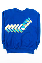 Blue Spalding Chevrons Sweatshirt 1