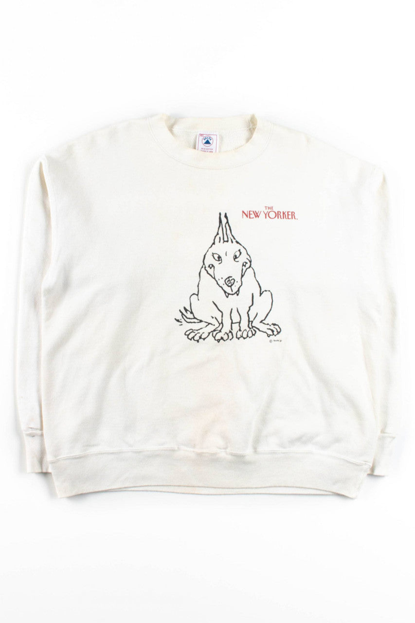 New Yorker Magazine Dog Sweatshirt