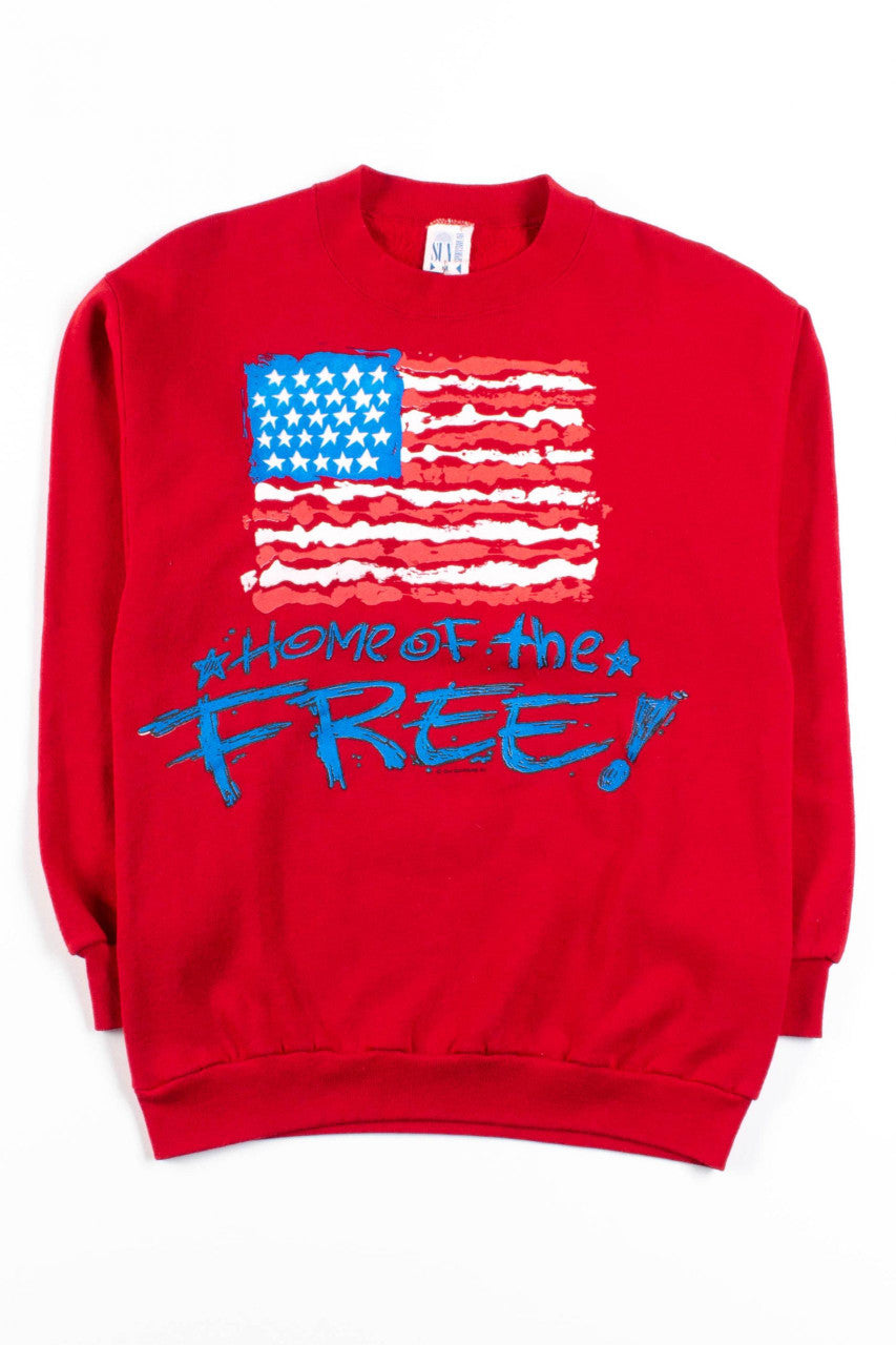 Home Of The Free Vintage Sweatshirt