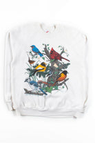 Tree Of Birds Vintage Sweatshirt