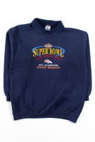 Super Bowl XXXII Denver Broncos Collared Sweatshirt