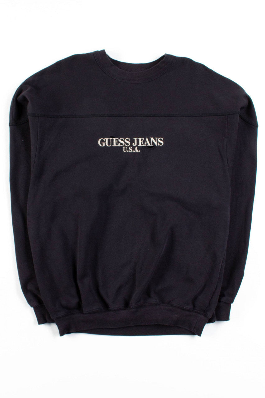 Distressed Guess Jeans Sweatshirt