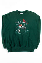 Birds In Snow Sweatshirt