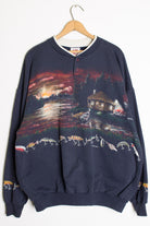 Fishing Cabin Vintage Sweatshirt
