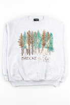 Breckenridge Colorado Gold Foil Sweatshirt