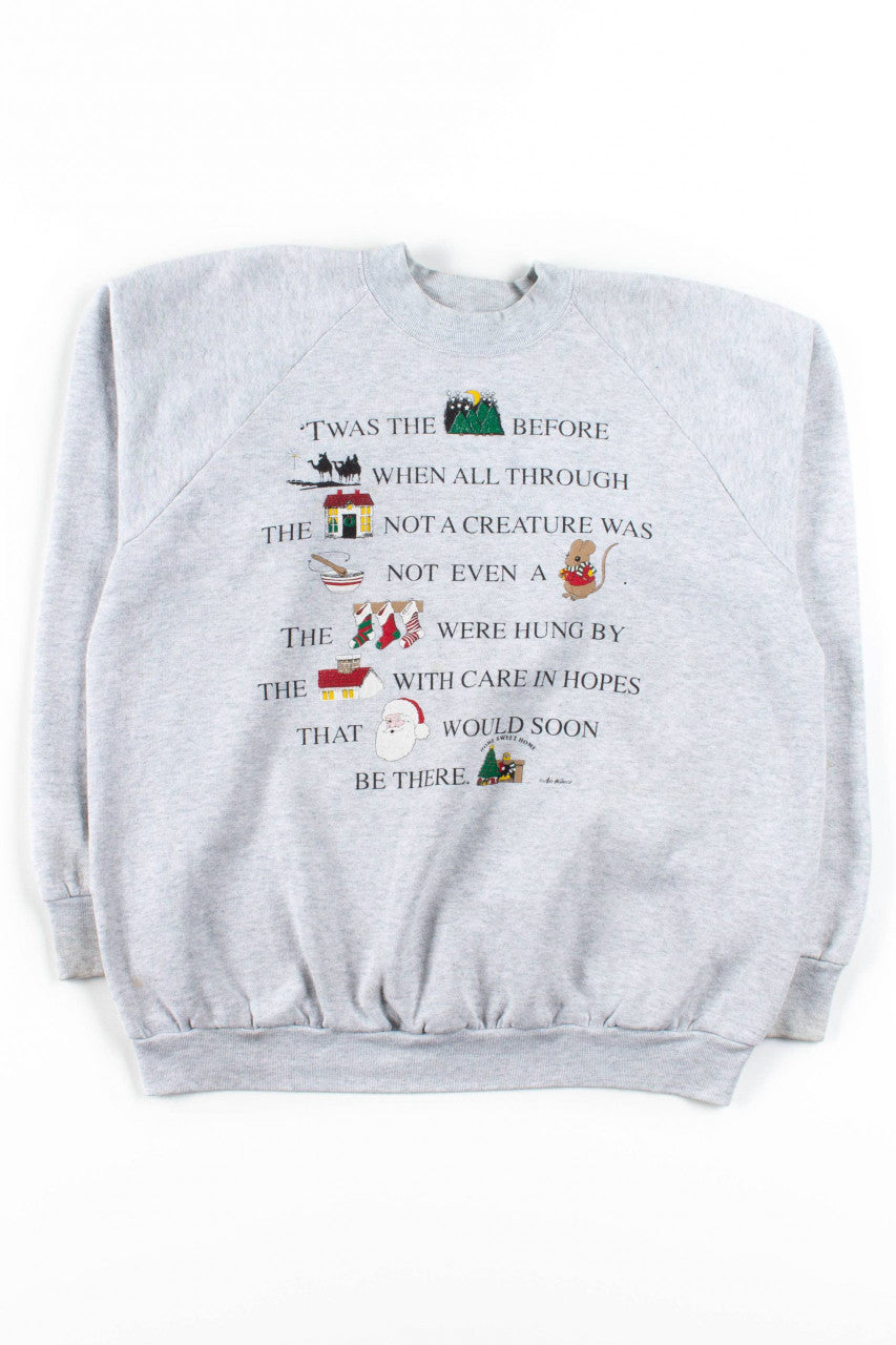 Twas The Trees Before Camels Sweatshirt