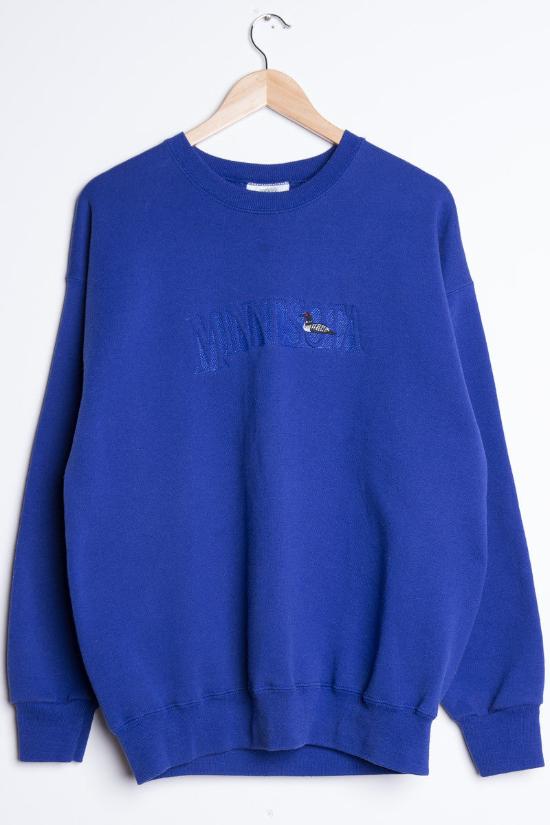 Blue Minnesota Loon Sweatshirt