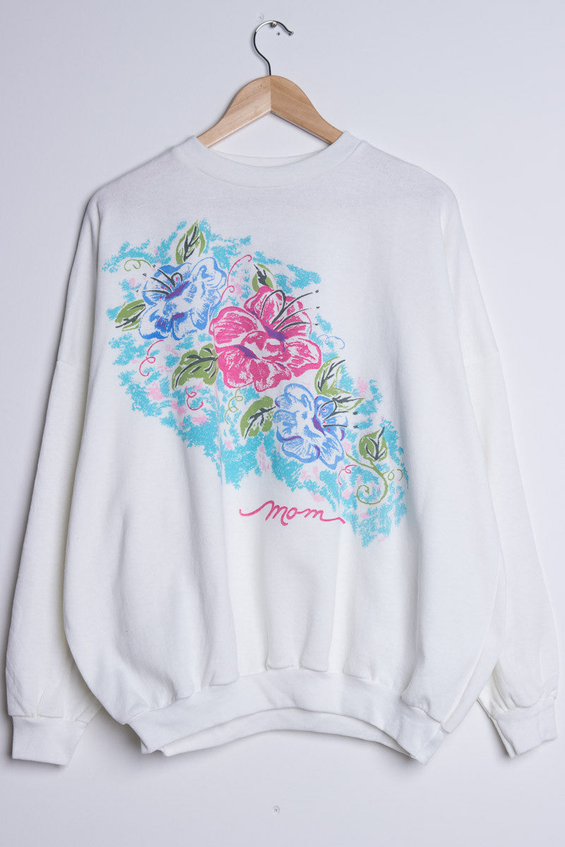 Floral Mom Sweatshirt
