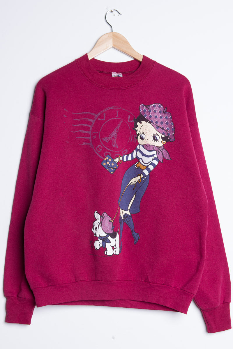 Parisian Betty Boop Sweatshirt