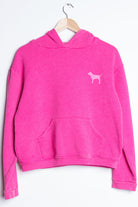 Pink Crop Hoodie