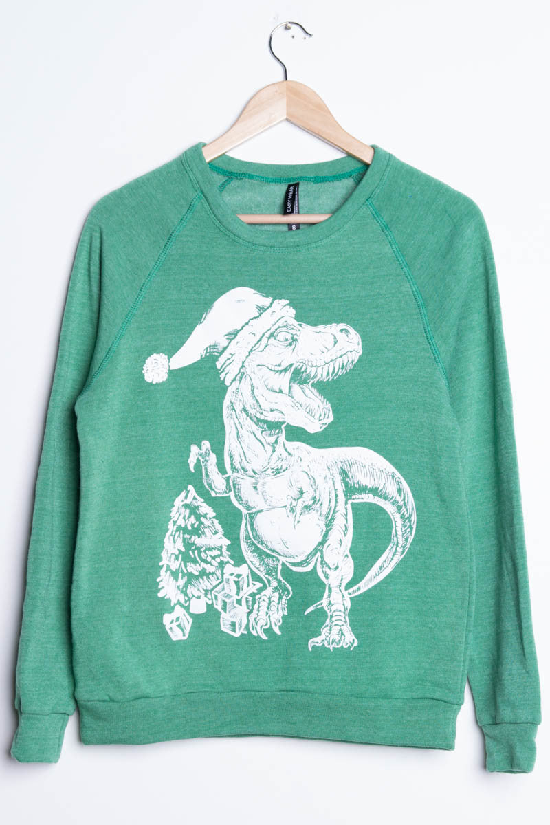 Christmas T-Rex Sweatshirt 1