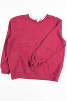 Burgundy Recycled Sweatshirt 1