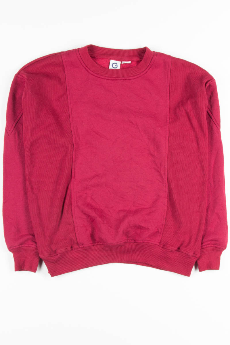 Side Ribbed Sweatshirt