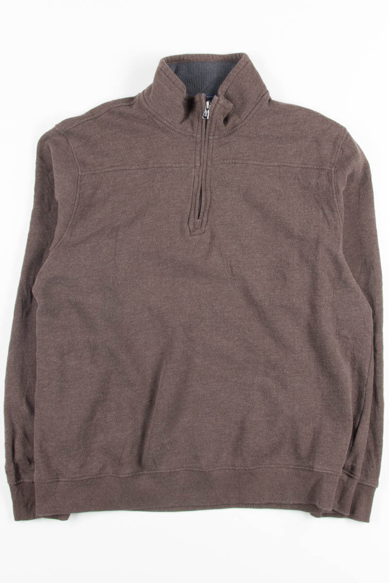 Brown Zip Up Sweatshirt