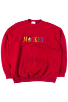 Red Mickey Sweatshirt