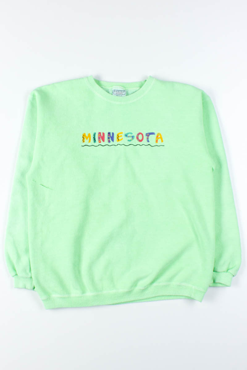 Lime Green Minnesota Sweatshirt