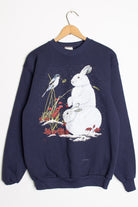 Cottontails in Winter Vintage Sweatshirt