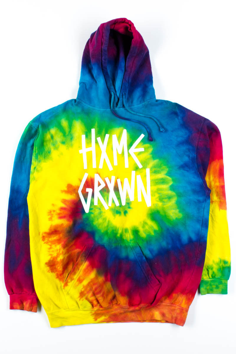 Hxme Grxwn Tie Dye Hoodie