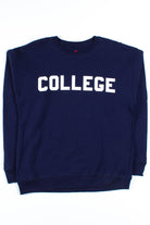 Navy College Sweatshirt 1