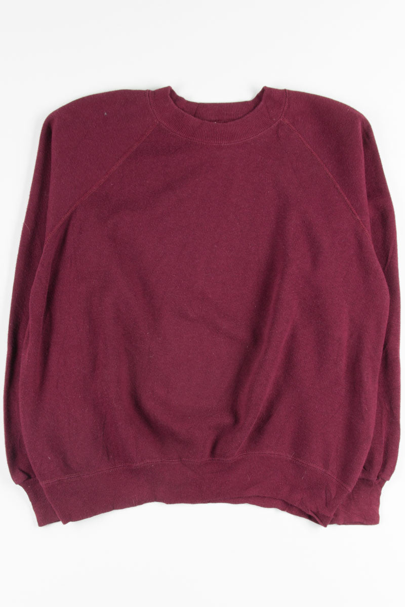 Burgundy Recycled Sweatshirt 4
