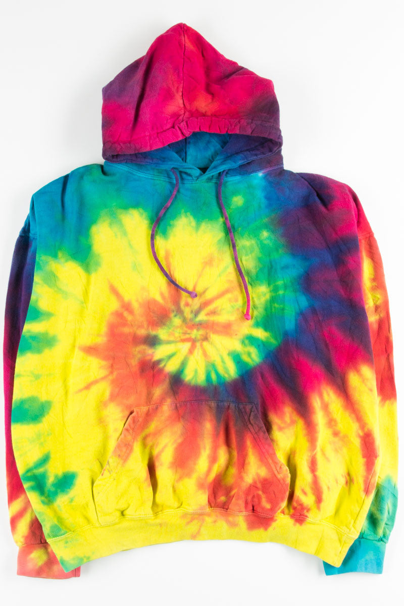 Bright Rainbow Recycled Hoodie 1