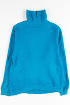 Teal Turtleneck Sweatshirt