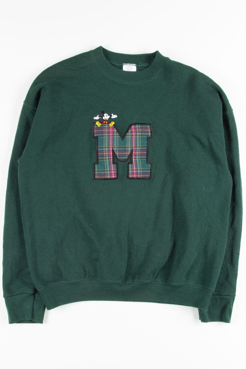 Green Mickey Mouse Sweatshirt 1
