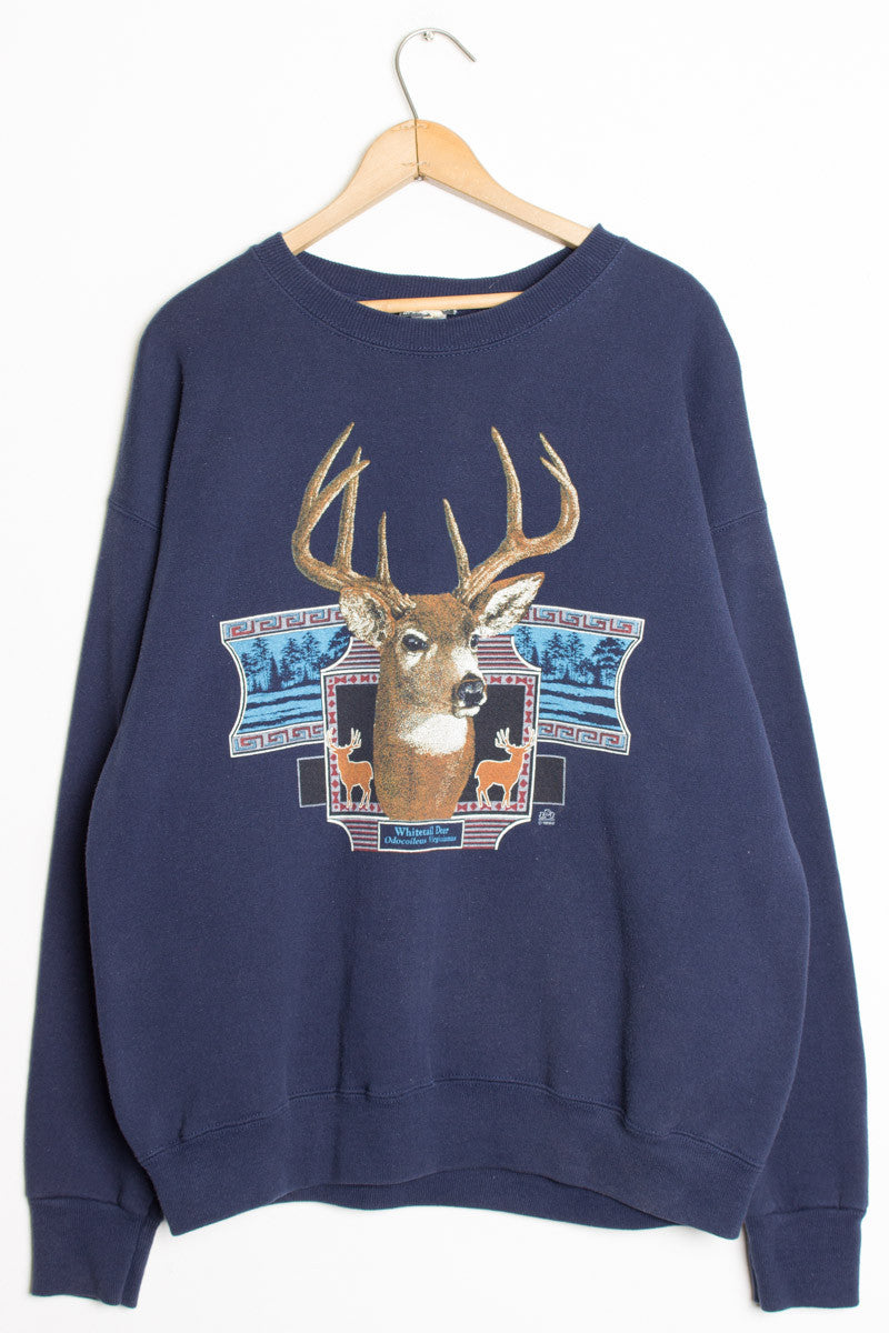 Vintage Whitetail Deer Sweatshirt
