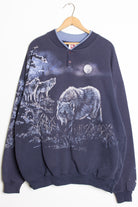 Moonlit Wolves Vintage Sweatshirt