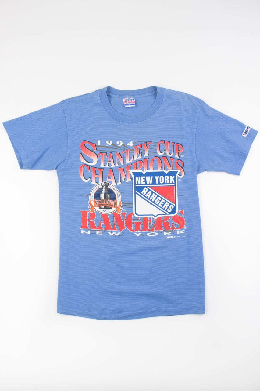 94' NY Rangers Stanley Cup T-Shirt (Single Stitch)