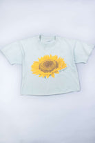 Cropped Sunflower Vintage T-Shirt (Single Stitch)