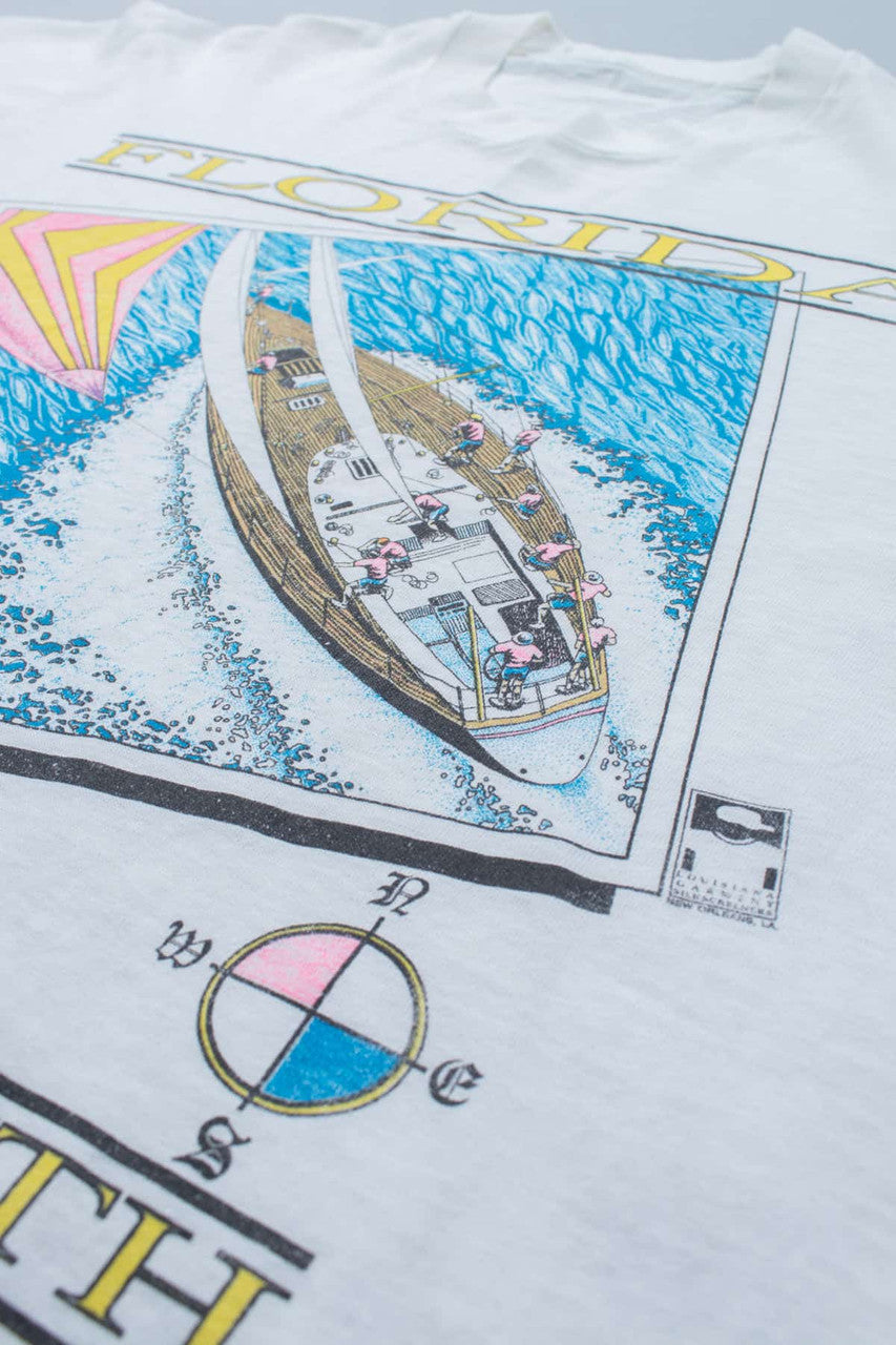 Sailing South Vintage T-Shirt (Single Stitch)