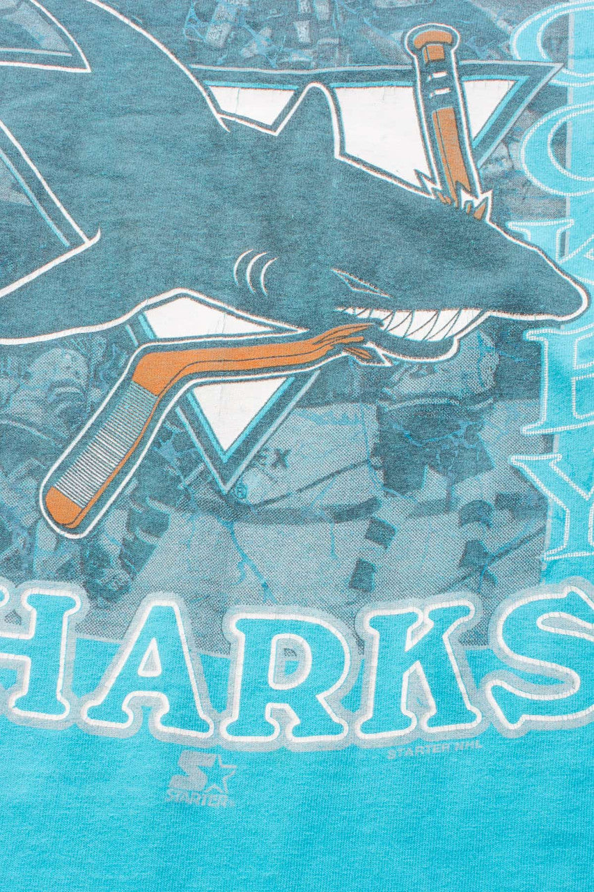 Vintage San Jose Sharks T-Shirt (Single Stitch)