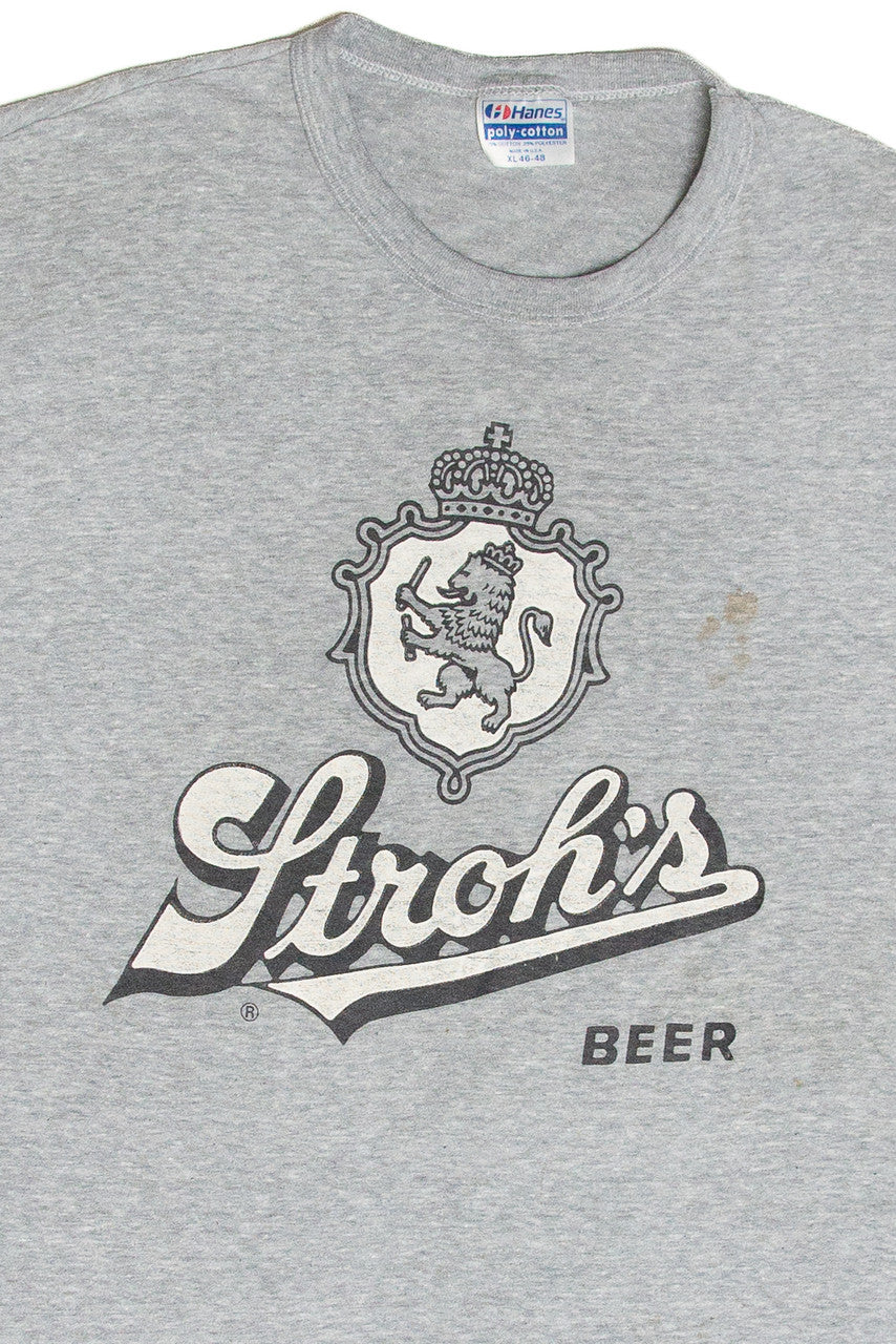 Vintage Stroh's Beer LRAFB T-Shirt (1984)