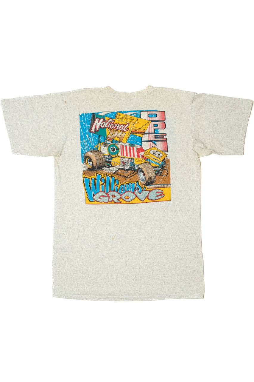 Vintage 1994 National Williams Grove Open Sprint Car Racing T-Shirt