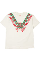 Vintage Watermelon Collar Graphic T-Shirt