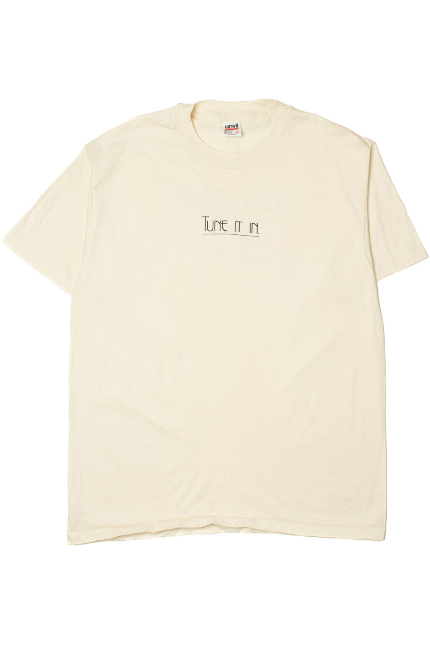 Vintage "Noah Adams on All Things Considered" "Tune It In" NPR T-Shirt