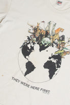 Vintage They Were Here First Wildlife T-Shirt (1992)