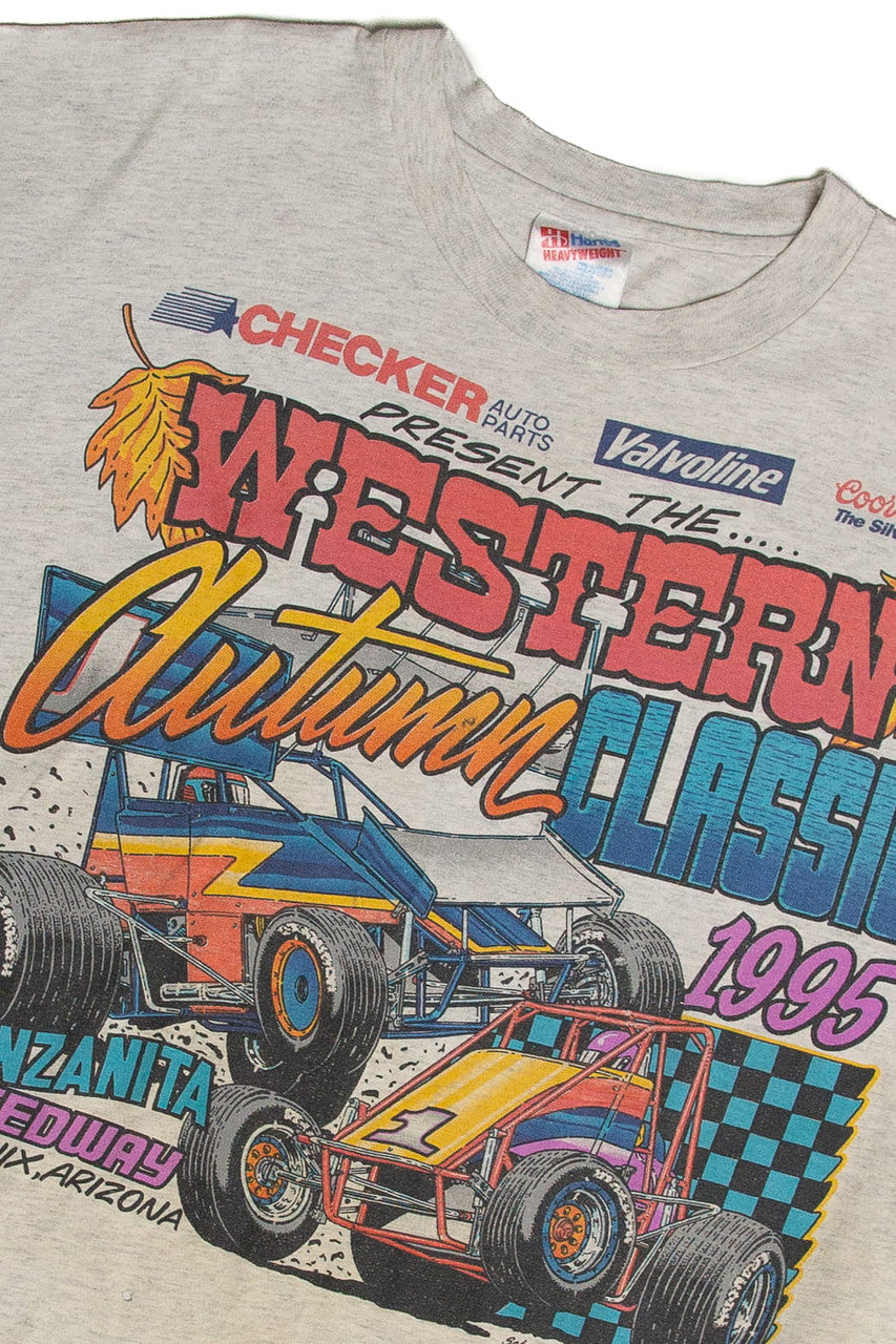 Vintage Manzanita Speedway Western Autumn Classic 1995 Race T-Shirt