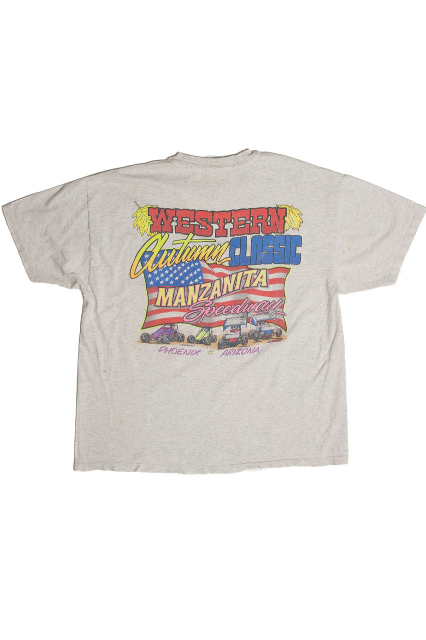Vintage Manzanita Speedway Western Autumn Classic 1995 Race T-Shirt