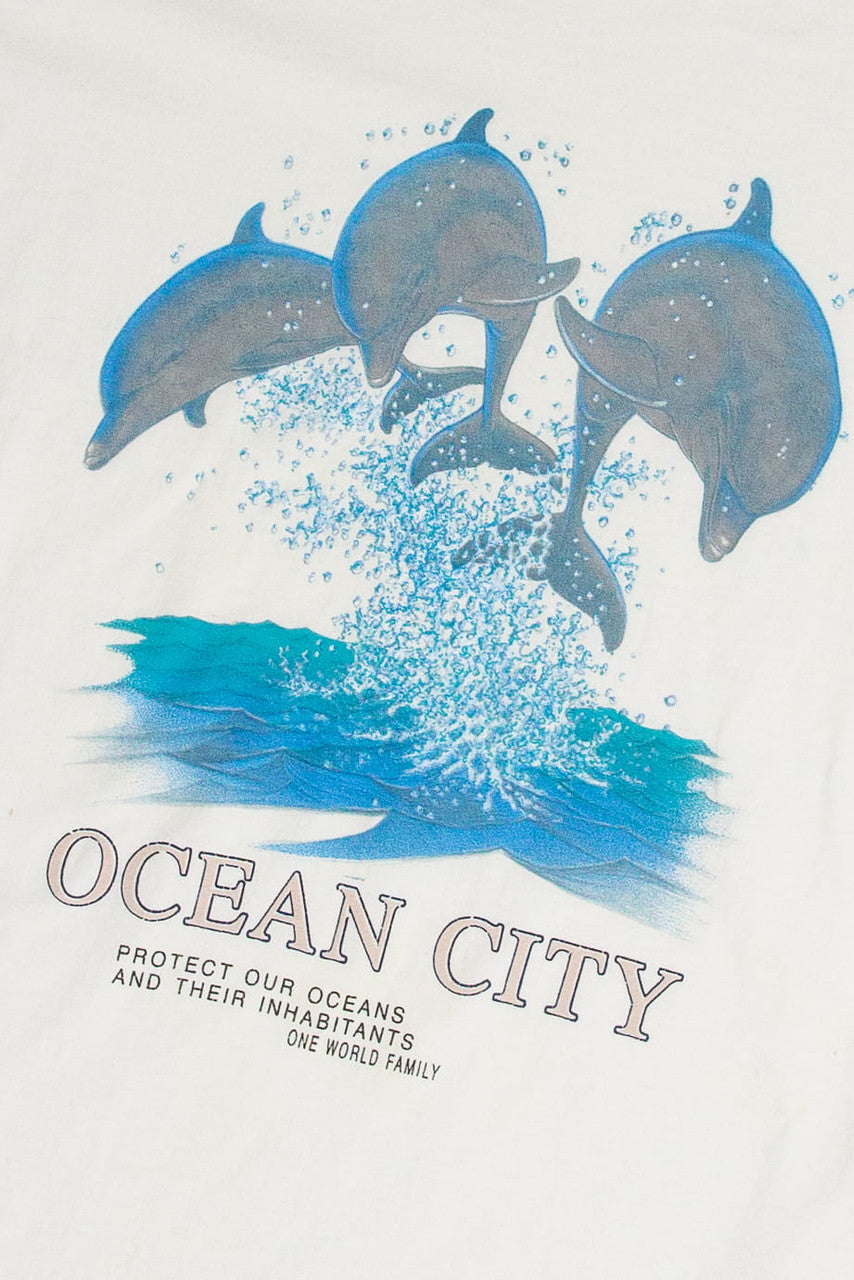 Vintage Ocean City One World Family T-Shirt
