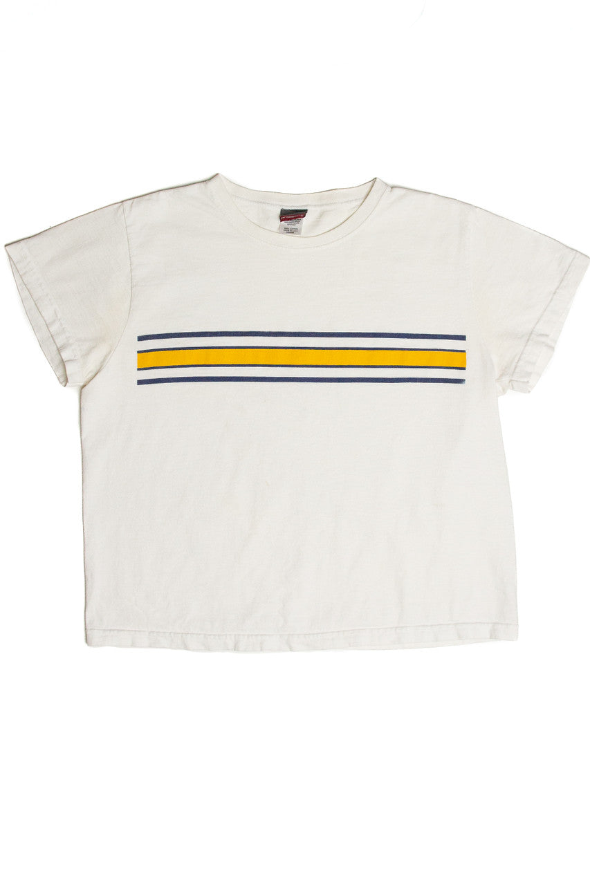 Vintage Prospirit Yellow Stripe T-Shirt