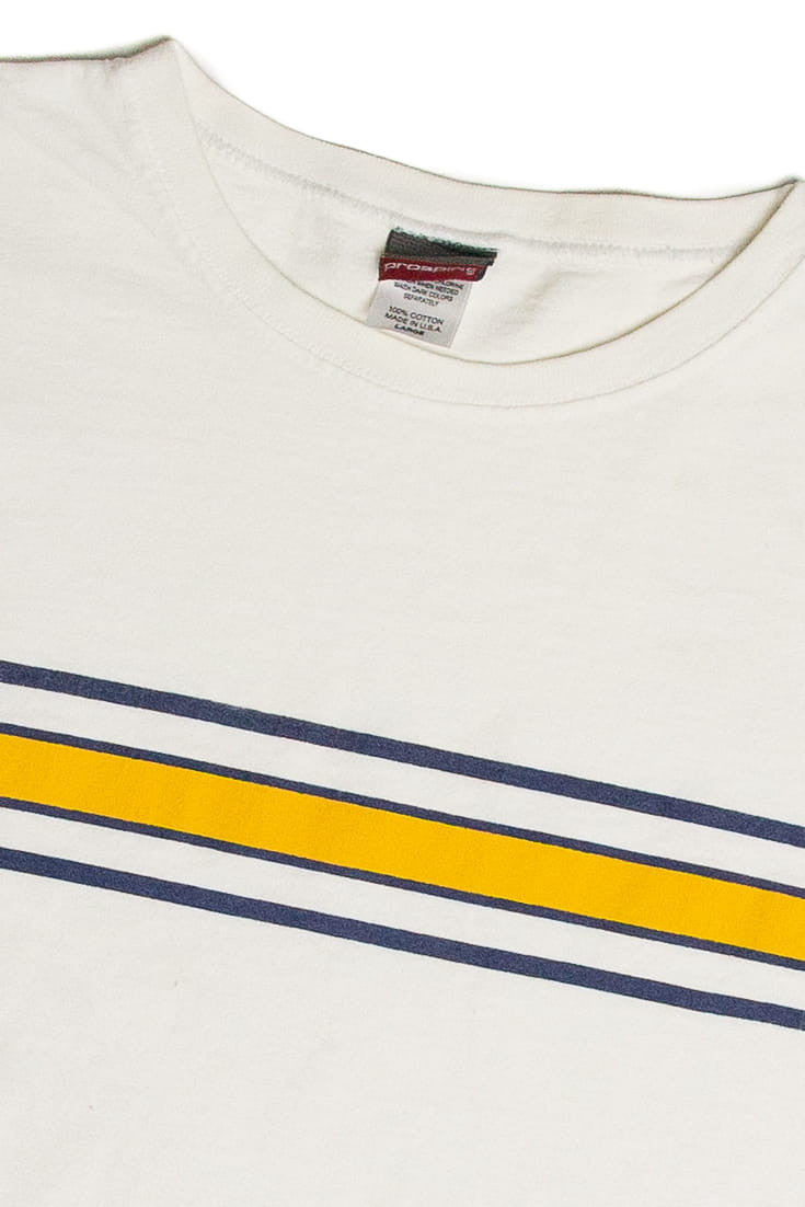 Vintage Prospirit Yellow Stripe T-Shirt
